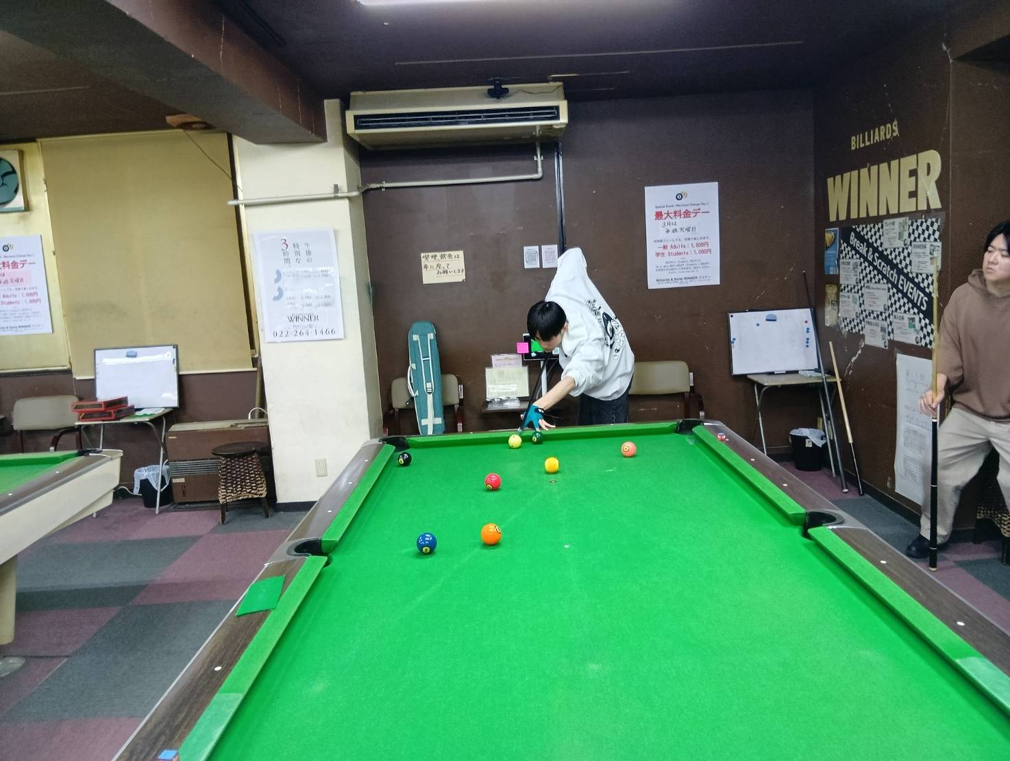 Billiards&Darts WINNER(宮城県) ビリヤード場ガイド - ビリヤード 